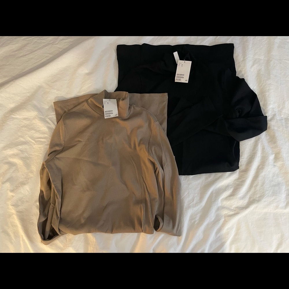 H&M Fitted Ribbed Dress (2)